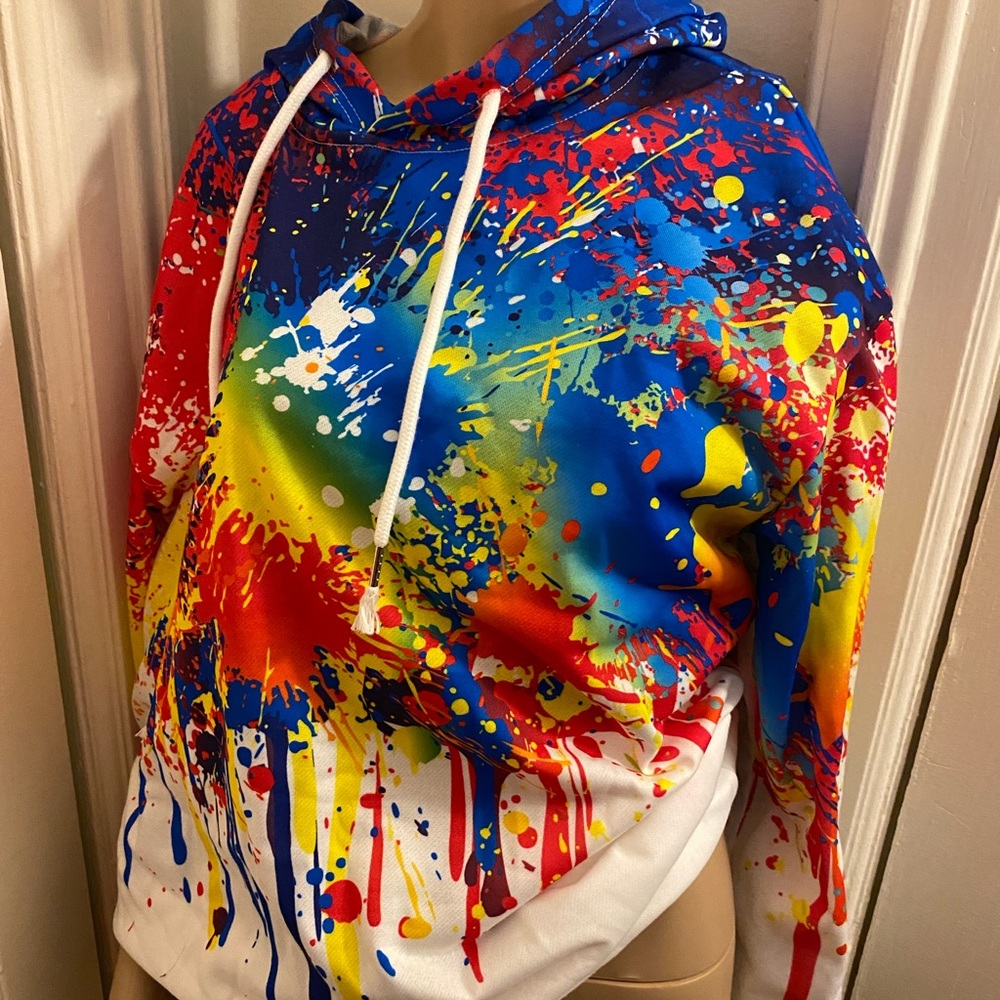 Multi color hoodie